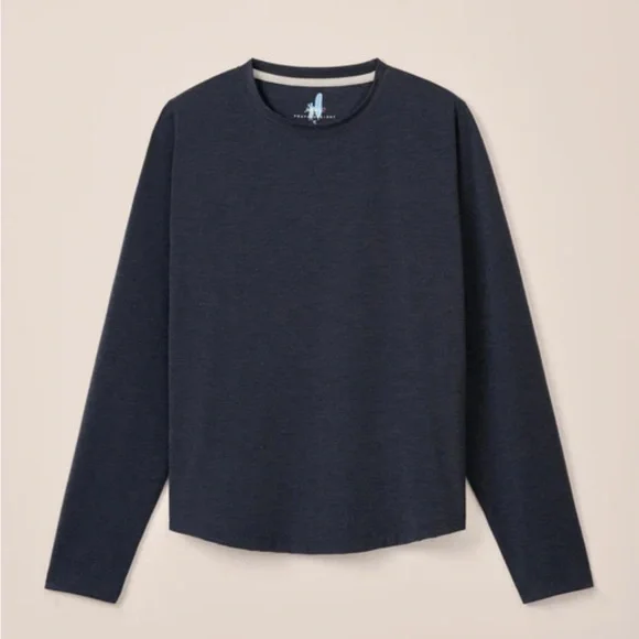 Johnnie-O Course Tee Women’s XL NAVY BLUE Performance Featherweight T-Shirt NWOT - Picture 3 of 8